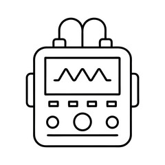 Function Generator Outline Vector