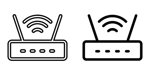 Wi Fi icon vector. Wireless router logo design. Wifi vector icon illustration isolated on white background