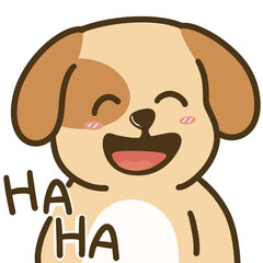 Stickers Puppy cute.