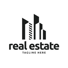 real estate logo vector design