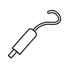 Shrink Tube Line Art Illustration