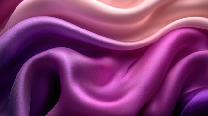 Obraz premium Elegant Draped Fabric: A Symphony of Purple, Pink, and Lavender Hues