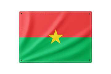 Obraz premium Flag of Burkina Faso