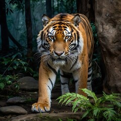 Obraz premium tiger in the zoo
