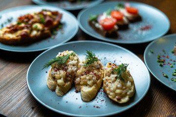 Savory Crostini with Fresh Ingredients