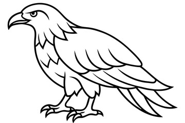 Minimalist Eagle Vector