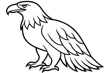 Minimalist Eagle Vector