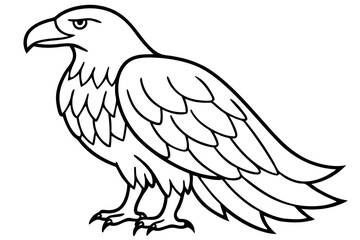 Minimalist Eagle Vector