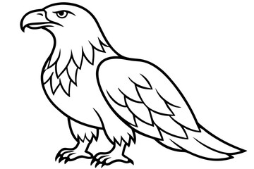 Minimalist Eagle Vector