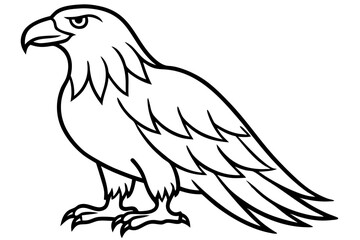 Minimalist Eagle Vector