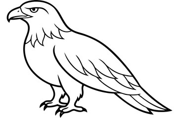 Minimalist Eagle Vector