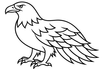 Minimalist Eagle Vector