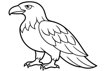 Minimalist Eagle Vector