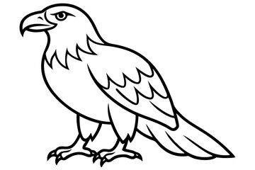 Minimalist Eagle Vector