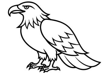 Minimalist Eagle Vector