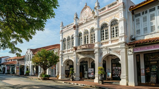 The Stadthuys building in Malacca, showcasing Dutch colonial architecture