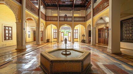 Obraz premium The Sultanate Palace Museum displaying ancient Malaccan history