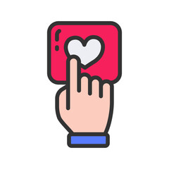 Obraz premium Favorite icon vector image. Suitable for mobile apps, web apps and print media.