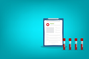 Blood medical test tubes icon. Blood donation concept
