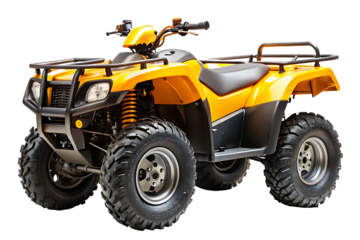 all terrain vehicle atv  isolated on white background PNG. GENERATIVE AI