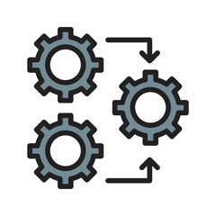 Lean icon vector image. Suitable for mobile apps, web apps and print media.