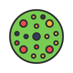 Nanocrystal icon vector image. Suitable for mobile apps, web apps and print media.