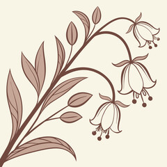 Hand-Painted Seamless Wildflower Garden Pattern