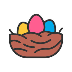 Nest icon vector image. Suitable for mobile apps, web apps and print media.