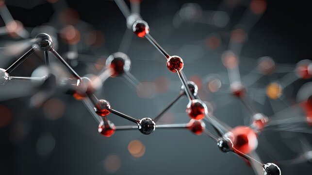 Futuristic glowing blockchain links forming a secure decentralized ledger network over a dark abstract digital background - Powered by Adobe