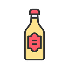 Sauce icon vector image. Suitable for mobile apps, web apps and print media.