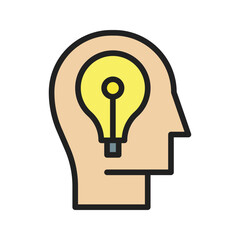 Think Big icon vector image. Suitable for mobile apps, web apps and print media.