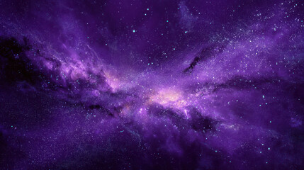 Fototapeta premium Purple Universe Background Illustration, Vibrant Purple Galaxy Background – Space, Universe, Stars, and Cosmic Art for Wall Art, Covers, Posters, and Digital Design