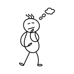 Stickman Expression Line