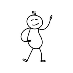 Stickman Expression Line