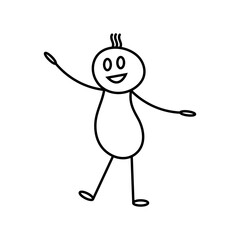Stickman Expression Line