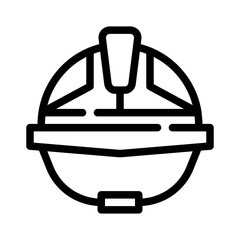 helmet line icon