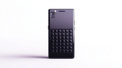 Modern Smartphone with Geometric Keyboard