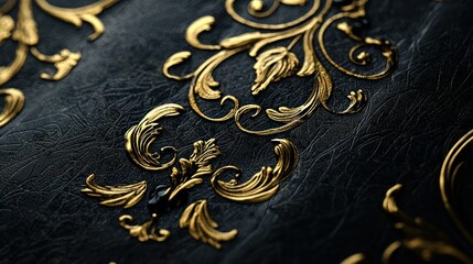 A classic embossed label with gold foil, exuding luxury and heritage.