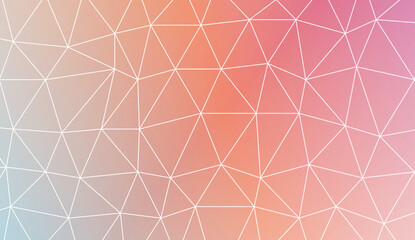Triangles mosaic cover. Modern design for you business, project. Vector illustration. Blurred Background, Smooth Gradient Texture Color.