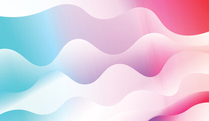 Modern Wavy Background. For Template Cell Phone Backgrounds. Vector Illustration with Color Gradient.