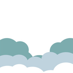 Cute Footer Cloud
