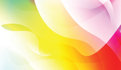 Blurred Decorative Design In Abstract Style With Wave, Curve Lines. For Design, Presentation, Business. Vector Illustration with Color Gradient.