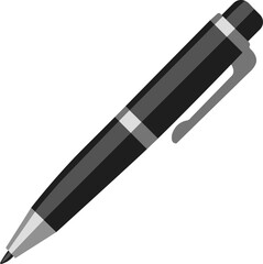 Isolated vector illustration of a pen
