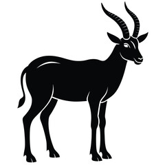 addax vector animal