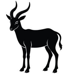 addax vector animal