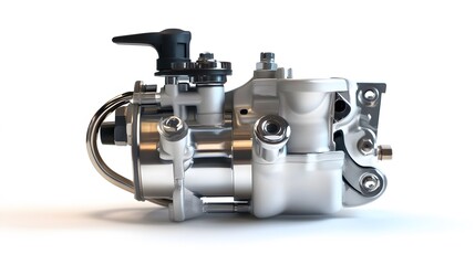 Fuel Injection Pump with 3D Render.