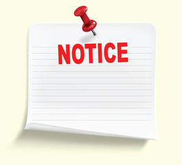 reminder note on the wall