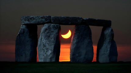 above ancient sacred site reconstructed in virtual world