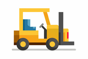 forklift vector illustration 