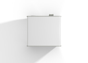 Coffee Tin Storage Box Mockup 